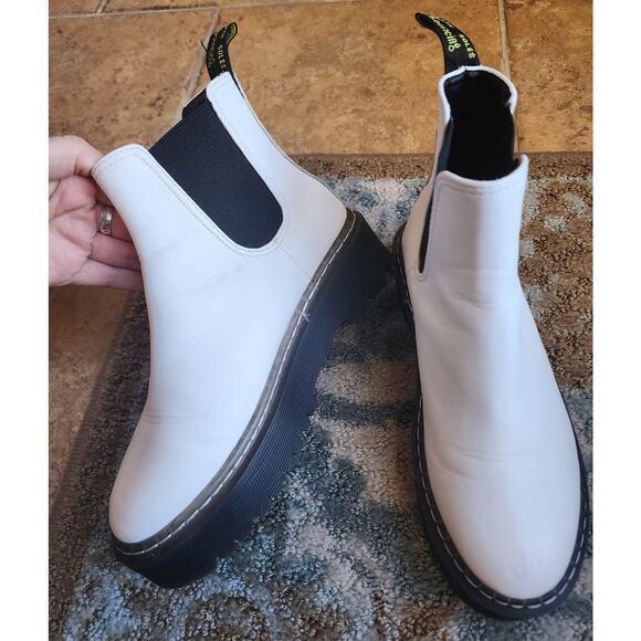 Doc Martens Chelsea Boots White - Picture 11 of 11